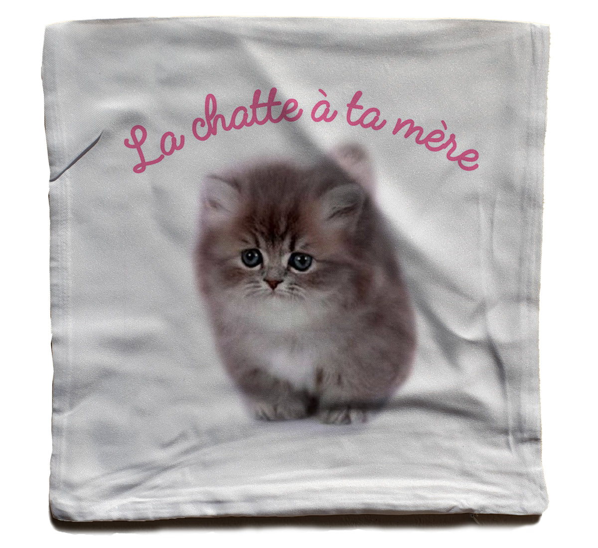 Coussin fun - La chatte à ta mere | Artist Deluxe