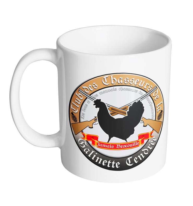 Mug Fun Chasseur - Club des chasseurs de la Galinette Cendrée - Artist Deluxe